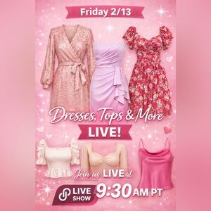 2/13 LIVE SHOW DRESS TO IMPRESS!!! JOIN US